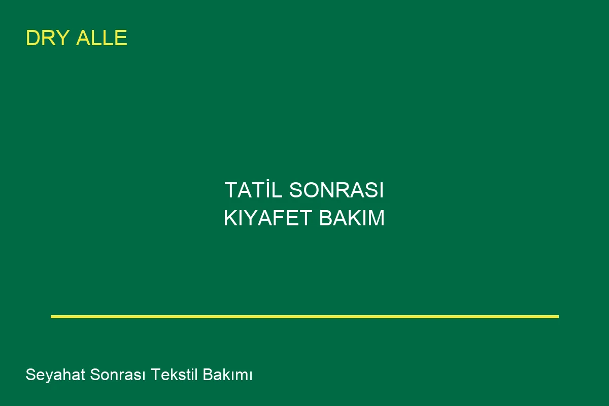Tatil Donusu Kiyafet Bakimi: Uzman Rehberi - Professional image for wedding+dress+cleaning